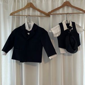 Toddler and Baby Tuxedos, 3T and 6-9 months